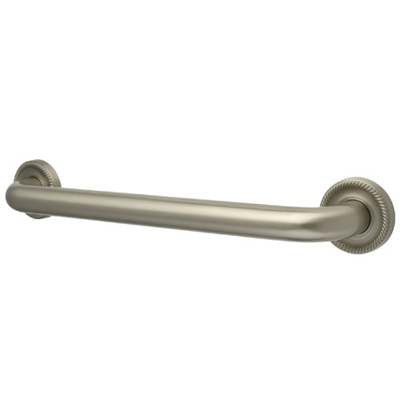 CAMELON 18-13/16" L, Traditional, Brass, Grab Bar, Brushed Nickel DR914168